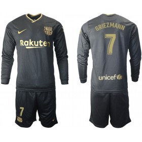 Maillot FC Barcelone Antoine Griezmann 7 Enfant Extérieur 2020/2021 Manche Longue